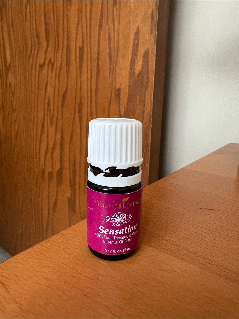 Young living essential oil sensation 5ml 80% full